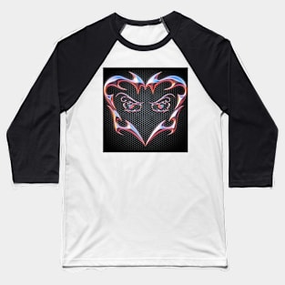 Angry Gothic Heart Baseball T-Shirt